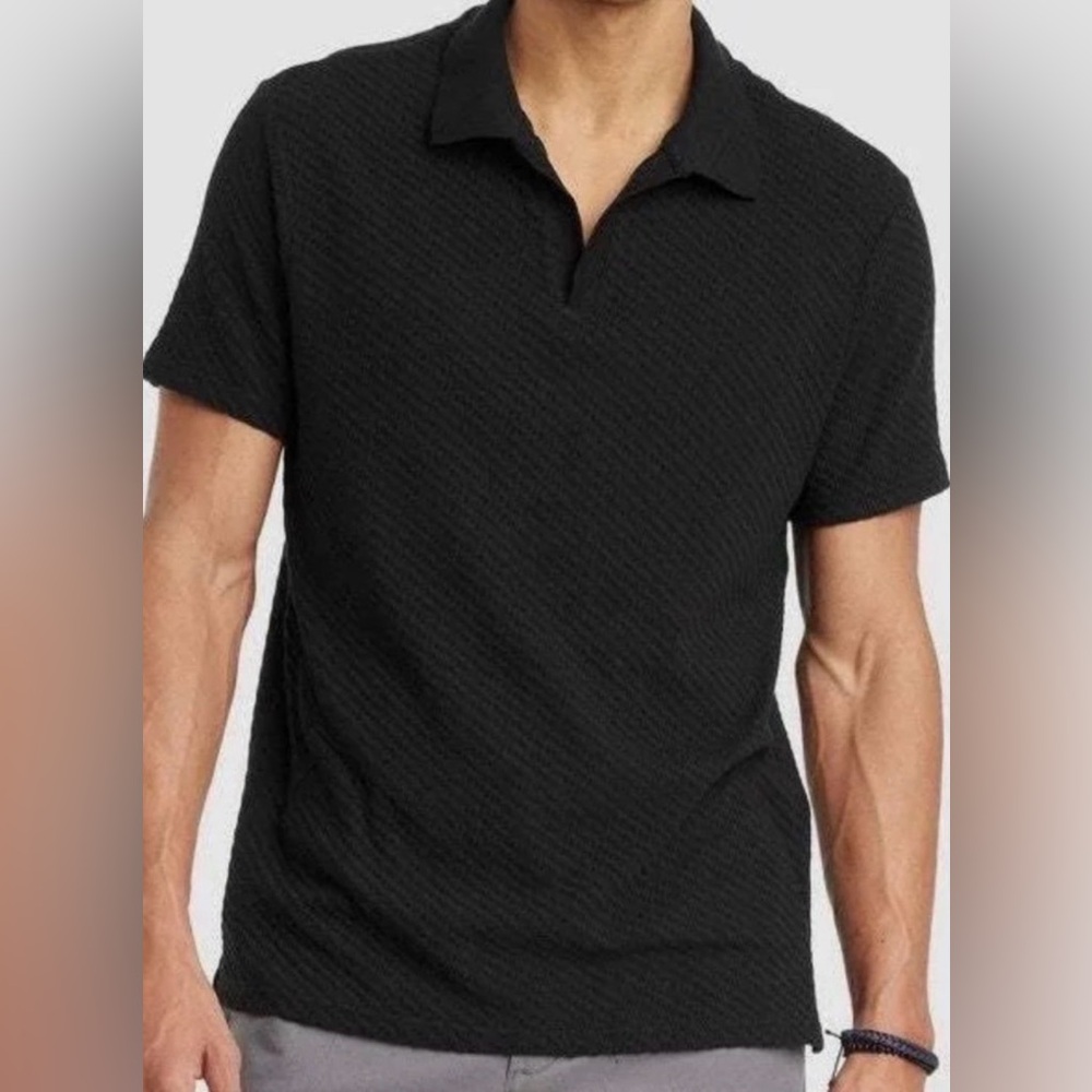 Goodfellow Black Textured Short Sleeve Collared Polo Shirt
S, L, XL, XXL
NWT